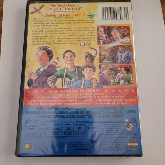 Mr. Magorium's Wonder Emporium DVD 2008 Dustin Hoffman Natalie Portman New G - Picture 2 of 3